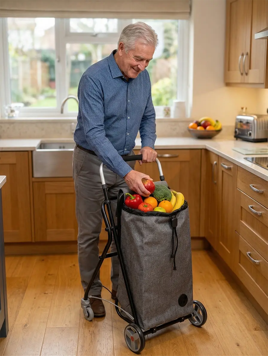 Andador kimera en la cocina