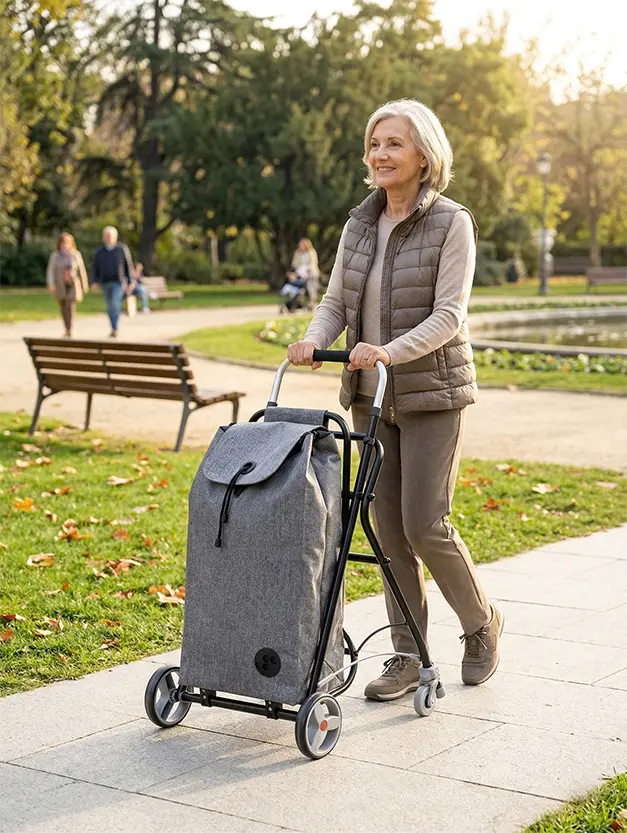 Andador Kiemra en el parque
